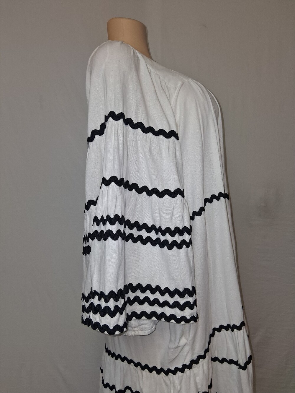 Lisa Marie Fernandez for Target Ric Rac Flare Sleeve Dress Ric Rac Flare Sleeve - Picture 9 of 17